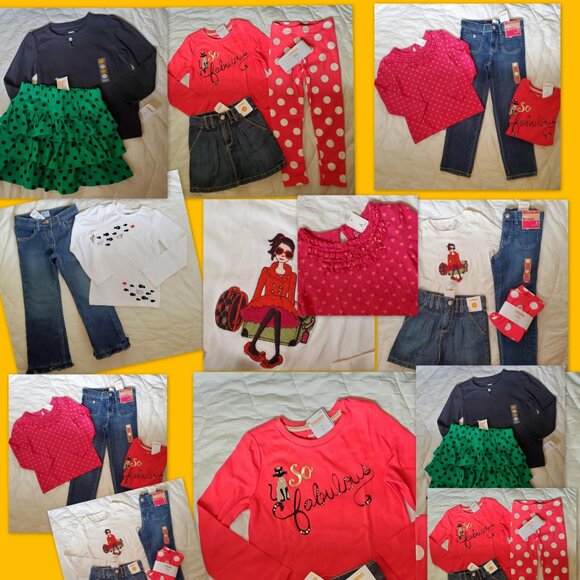 NWT Gymboree Gap Lot Girls 5T Fall Winter Lot Outfits Jeans Sets Outfit Bundle - Picture 12 of 12